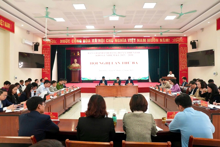 Hội nghị lần thứ Ba Ban chấp hành Đảng bộ xã Thiên Lộc khóa I, nhiệm kỳ 2025 – 2030- Ảnh 1.