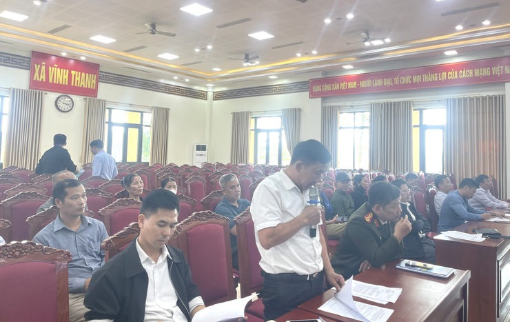  Xã Vĩnh Thanh tổ chức lấy ý kiến cơ quan, tổ chức, cá nhân và cộng đồng dân cư đối với quy hoạch Tổng mặt bằng tỷ lệ 1/500 của 02 dự án tái định cư tại thôn Đồng Nhân, xã Hải Bối, huyện Đông Anh.- Ảnh 8.