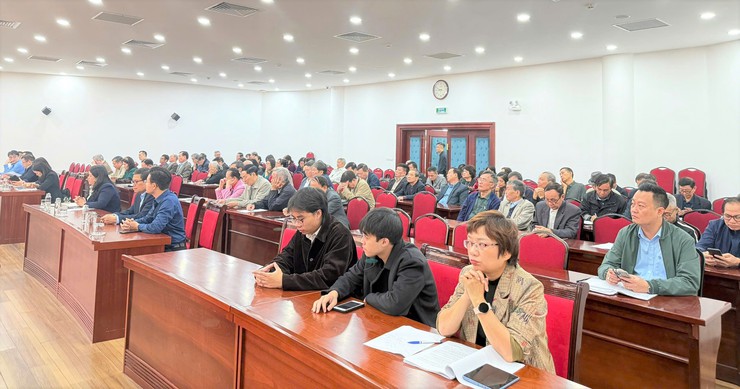 Ủy ban MTTQ Việt Nam phường Cầu Giấy tổ chức hội nghị phản biện xã hội đối với Đề án "Không gian Văn hóa Cầu Giấy"- Ảnh 1.