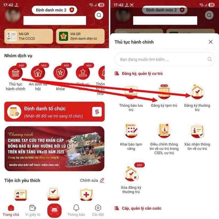 HƯỚNG DẪN ĐĂNG KÝ TẠM TRÚ QUA VNeID & CẢNH BÁO MỨC PHẠT TỪ 15/12/2025
- Ảnh 2.