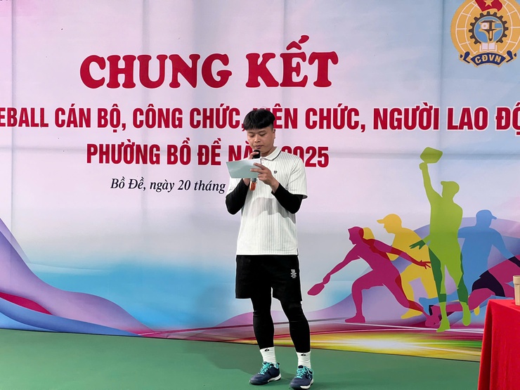 Giải Pickleball cán bộ, công chức, viên chức, người lao động phường Bồ Đề năm 2025- Ảnh 4.