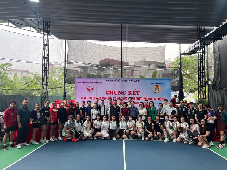 Giải Pickleball cán bộ, công chức, viên chức, người lao động phường Bồ Đề năm 2025- Ảnh 11.
