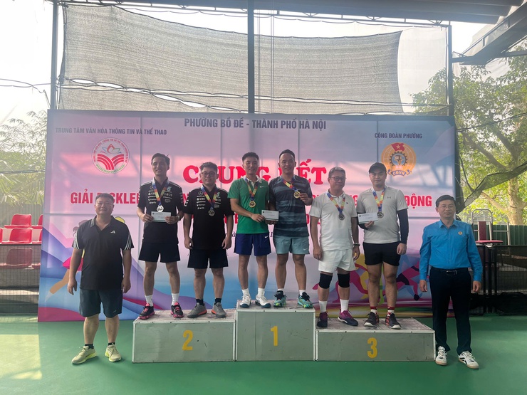 Giải Pickleball cán bộ, công chức, viên chức, người lao động phường Bồ Đề năm 2025- Ảnh 14.