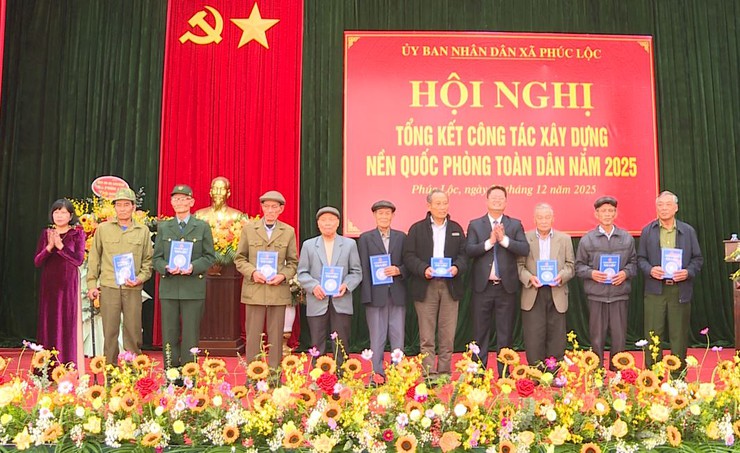 Xã Phúc Lộc tổ chức Hội nghị tổng kết công tác xây dựng nền quốc phòng toàn dân năm 2025- Ảnh 8.