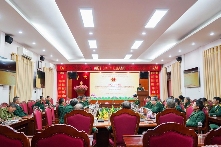 Hội Cựu chiến binh phường Chương Mỹ gặp mặt nhân kỷ niệm Ngày thành lập Quân đội nhân dân Việt Nam (22/12/1944 – 22/12/2025)- Ảnh 1.