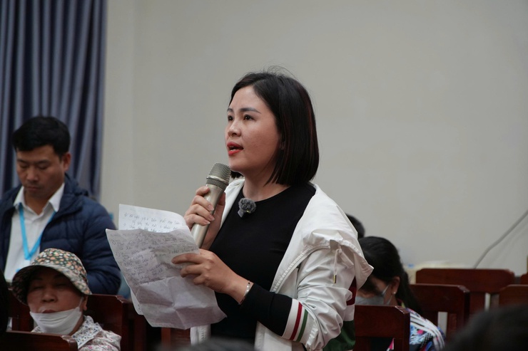 UBND xã Tây Phương tổ chức hội nghị tuyên truyền, vận động thực hiện cưỡng chế thu hồi đất phục vụ Dự án Cụm công nghiệp làng nghề Hữu Bằng- Ảnh 4.