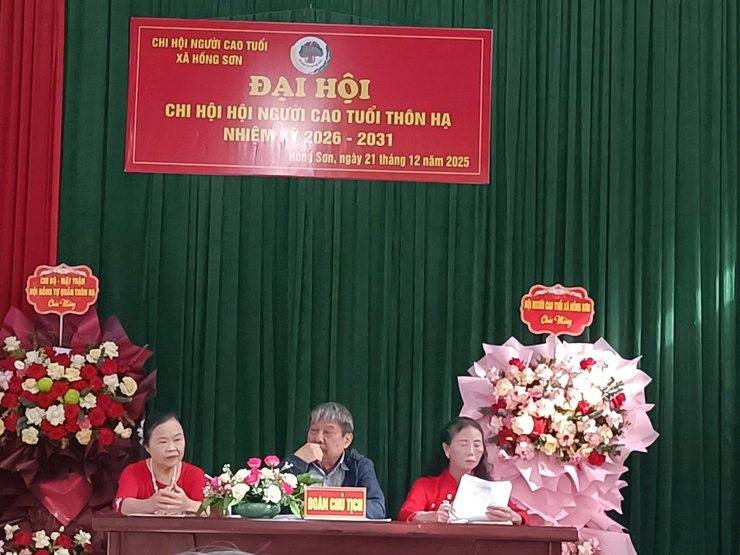 Đại hội Chi hội Người cao tuổi thôn Hạ phát huy vai trò “Tuổi cao gương sáng”- Ảnh 1.