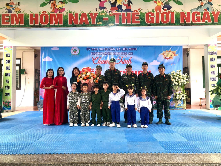 Trường Mầm non Thọ An tổ chức Chương trình “ Chiến sĩ tí hon” năm học 2025- 2026- Ảnh 1.