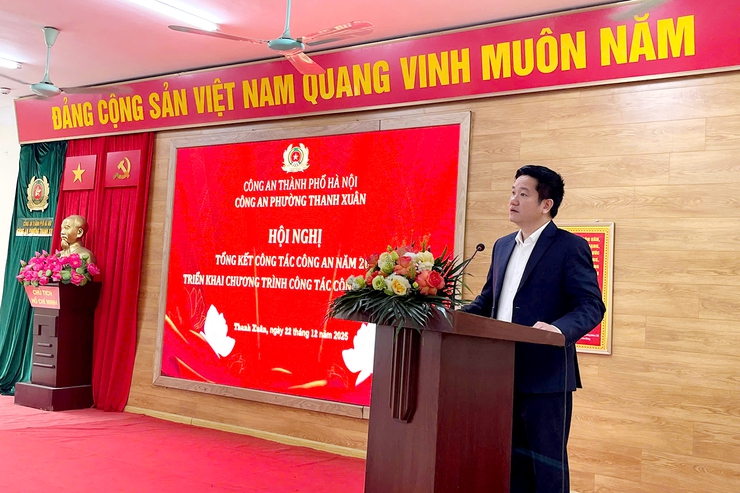Công an phường Thanh Xuân: Tổng kết công tác công an 2025, triển khai chương trình công tác năm 2026- Ảnh 4.