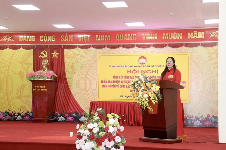 MTTQ PHƯỜNG YÊN NGHĨA PHÁT HUY VAI TRÒ NÒNG CỐT XÂY DỰNG KHỐI ĐẠI ĐOÀN KẾT TOÀN DÂN- Ảnh 1.