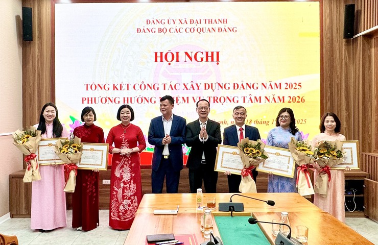 Đảng bộ các cơ quan Đảng xã Đại Thanh hoàn thành xuất sắc nhiệm vụ công tác năm 2025- Ảnh 7.