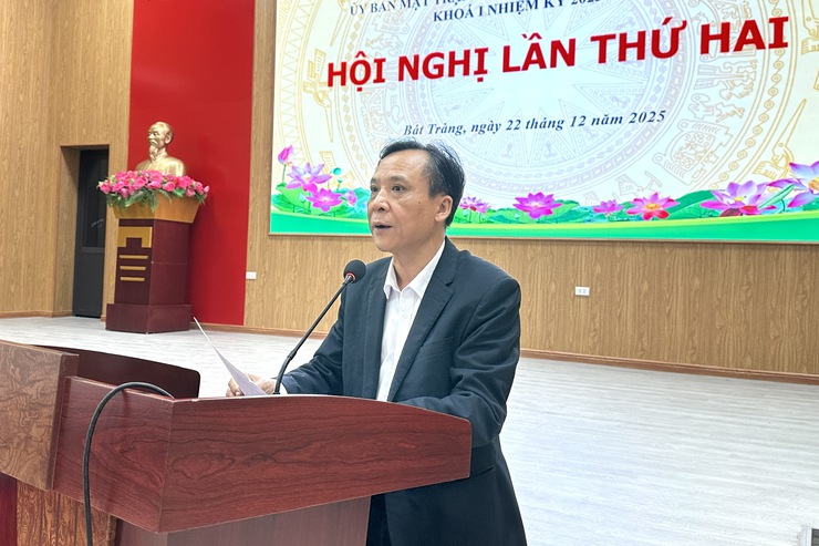 Hội nghị Ủy ban MTTQ xã Bát Tràng lần thứ hai: Phát huy vai trò nòng cốt trong xây dựng khối đại đoàn kết toàn dân- Ảnh 4.