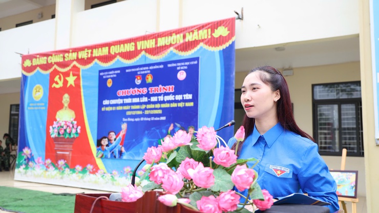 "Câu chuyện thời hoa lửa" – Khi lịch sử sống dậy trong trái tim học sinh THCS Mỹ Hưng- Ảnh 3.