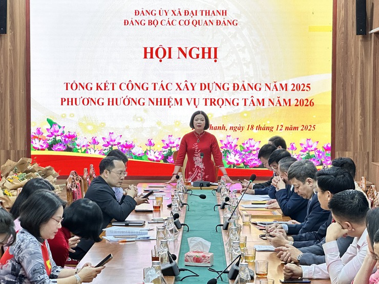 Đảng bộ các cơ quan Đảng xã Đại Thanh hoàn thành xuất sắc nhiệm vụ công tác năm 2025- Ảnh 5.