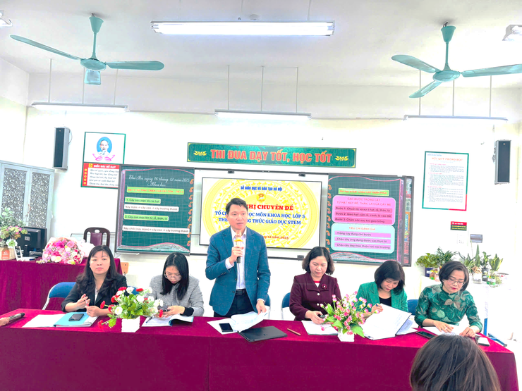 Chuyên đề Khoa học lớp 5 cấp Thành phố dạy học theo phương thức STEM gắn với phát triển năng lực số- Ảnh 9.