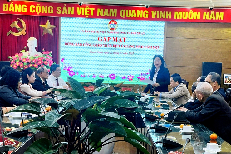 Phường Thanh Xuân gặp mặt đồng bào công giáo nhân dịp Lễ Giáng sinh năm 2025- Ảnh 5.