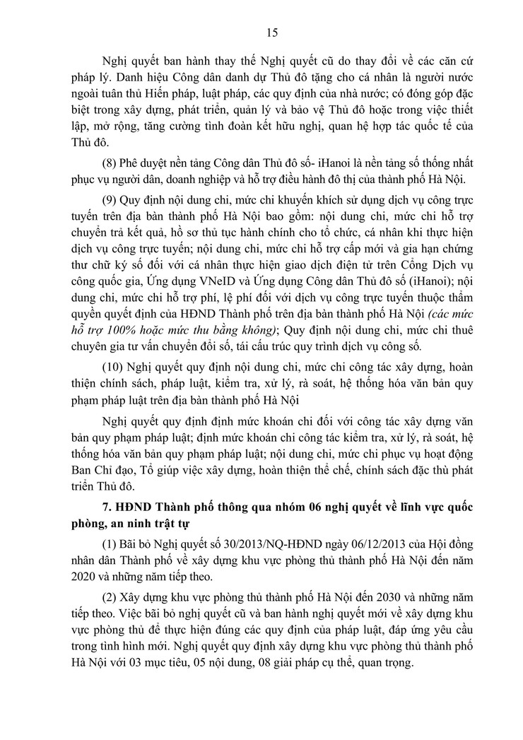 Kết quả kỳ họp thứ 28 của HĐND TP Hà Nội, nhiệm kỳ 2021 - 2026- Ảnh 15.