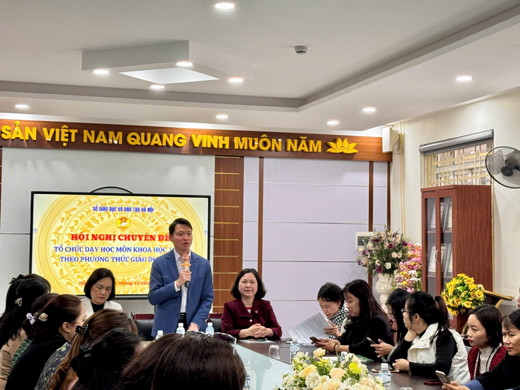 Chuyên đề Khoa học lớp 5 cấp Thành phố dạy học theo phương thức STEM gắn với phát triển năng lực số- Ảnh 1.