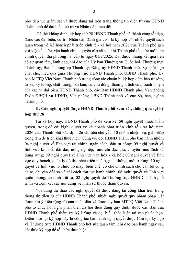 Kết quả kỳ họp thứ 28 của HĐND TP Hà Nội, nhiệm kỳ 2021 - 2026- Ảnh 3.