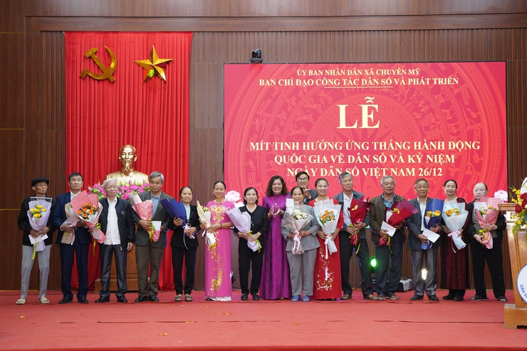 Chuyên Mỹ mít tinh hưởng ứng tháng hành động Quốc gia về dân số và kỷ niệm ngày dân số Việt Nam 26/12- Ảnh 5.