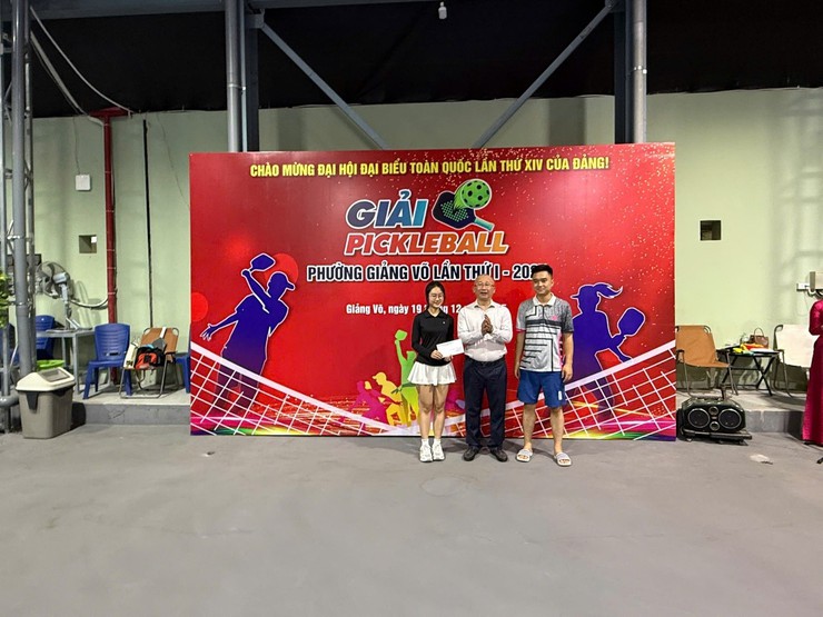 PHƯỜNG GIẢNG VÕ: TỔ CHỨC GIẢI PICKLEBALL LẦN THỨ NHẤT NĂM 2025- Ảnh 10.