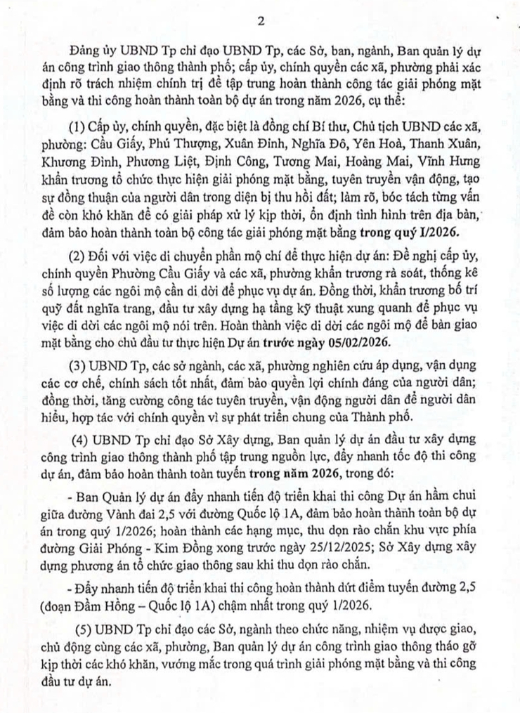 ĐƯỜNG VÀNH ĐAI 2,5 - TRỤC ĐỘNG LỰC QUAN TRỌNG CHO PHÁT TRIỂN THỦ ĐÔ- Ảnh 3.