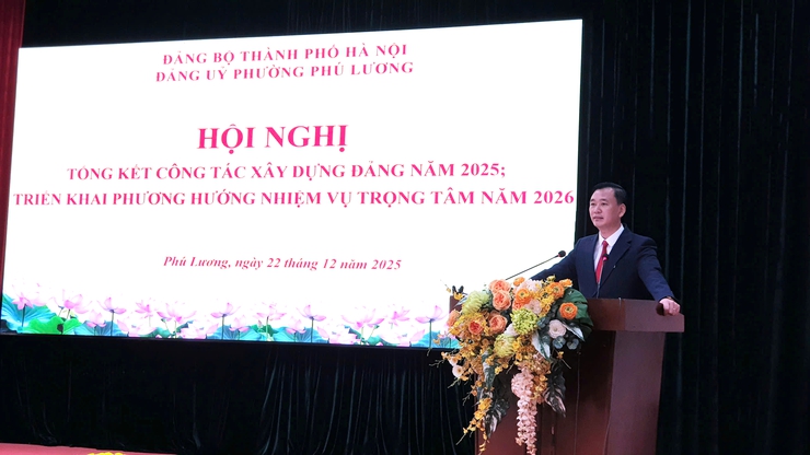 Đảng ủy phường Phú Lương tổng kết công tác năm 2025, triển khai nhiệm vụ năm 2026- Ảnh 4.