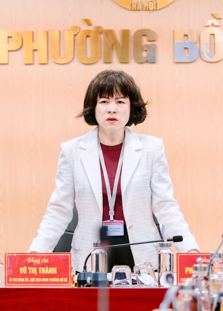 Ủy ban bầu cử phường Bồ Đề cho ý kiến về công tác chuẩn bị bầu cử đại biểu Quốc hội khóa XVI và HĐND các cấp, nhiệm kỳ 2026–2031- Ảnh 1.