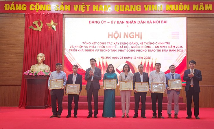 XÃ NỘI BÀI TỔNG KẾT CÔNG TÁC NĂM 2025, PHÁT ĐỘNG PHONG TRÀO THI ĐUA NĂM 2026 VỚI KHÍ THẾ MỚI- Ảnh 14.