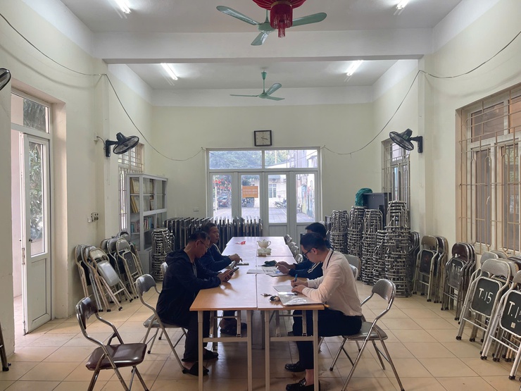 UBND phường Long Biên triển khai khảo sát Khu vực bỏ phiếu phục vụ công tác bầu cử- Ảnh 3.