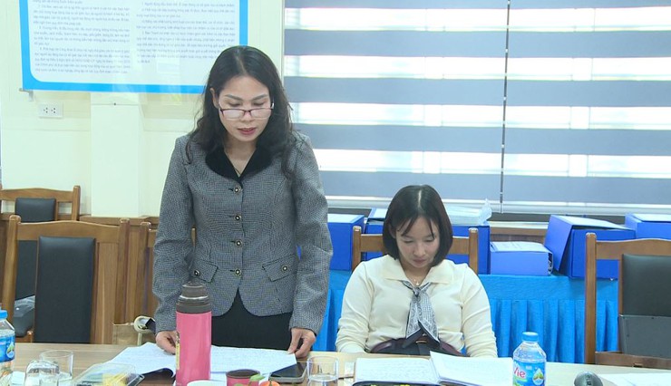 Đoàn công tác của Sở Giáo dục và Đào tạo TP. Hà Nội làm việc tại Trường Tiểu học Võng Xuyên A- Ảnh 4.