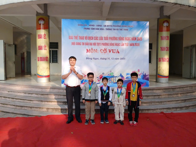 PHƯỜNG ĐÔNG NGẠC TỔ CHỨC GIẢI CỜ VUA TRONG KHUÔN KHỔ ĐẠI HỘI TDTT LẦN THỨ I, NĂM 2025- Ảnh 5.