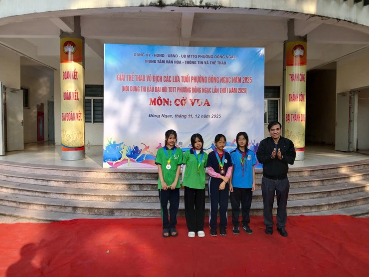 PHƯỜNG ĐÔNG NGẠC TỔ CHỨC GIẢI CỜ VUA TRONG KHUÔN KHỔ ĐẠI HỘI TDTT LẦN THỨ I, NĂM 2025- Ảnh 7.