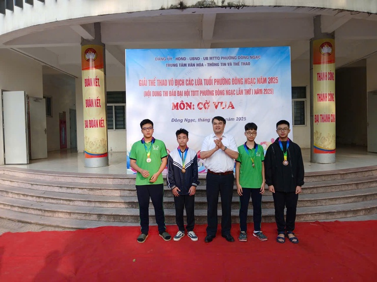 PHƯỜNG ĐÔNG NGẠC TỔ CHỨC GIẢI CỜ VUA TRONG KHUÔN KHỔ ĐẠI HỘI TDTT LẦN THỨ I, NĂM 2025- Ảnh 8.