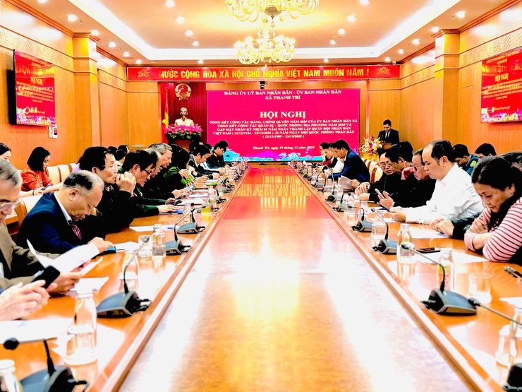 Hội nghị tổng kết Đảng, chính quyền của UBND xã và tổng kết công tác quân sự quốc phòng địa phương năm 2025; Gặp mặt kỷ niệm Ngày thành lập Quân đội nhân dân Việt Nam và Ngày hội Quốc phòng toàn dân- Ảnh 1.