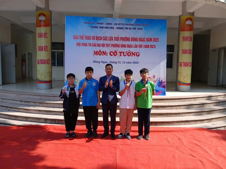 GIẢI CỜ TƯỞNG ĐẠI HỘI TDTT PHƯỜNG ĐÔNG NGẠC LẦN THỨ I, NĂM 2025 ĐÃ DIỄN RA ĐẦY TRÍ TUỆ VÀ THÀNH CÔNG TỐT ĐẸP!- Ảnh 9.