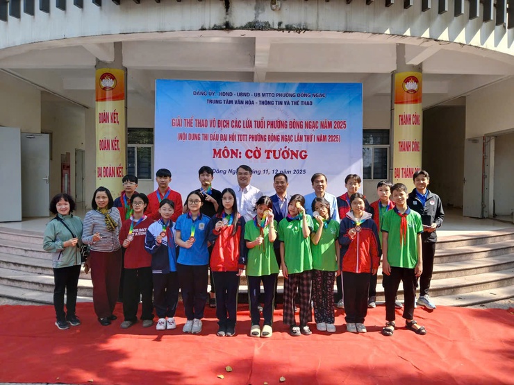GIẢI CỜ TƯỞNG ĐẠI HỘI TDTT PHƯỜNG ĐÔNG NGẠC LẦN THỨ I, NĂM 2025 ĐÃ DIỄN RA ĐẦY TRÍ TUỆ VÀ THÀNH CÔNG TỐT ĐẸP!- Ảnh 11.