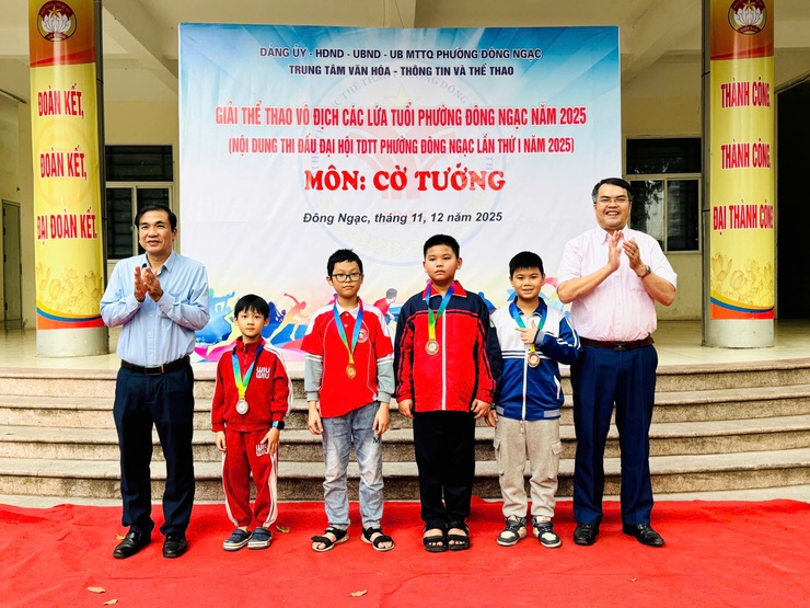 GIẢI CỜ TƯỞNG ĐẠI HỘI TDTT PHƯỜNG ĐÔNG NGẠC LẦN THỨ I, NĂM 2025 ĐÃ DIỄN RA ĐẦY TRÍ TUỆ VÀ THÀNH CÔNG TỐT ĐẸP!- Ảnh 15.