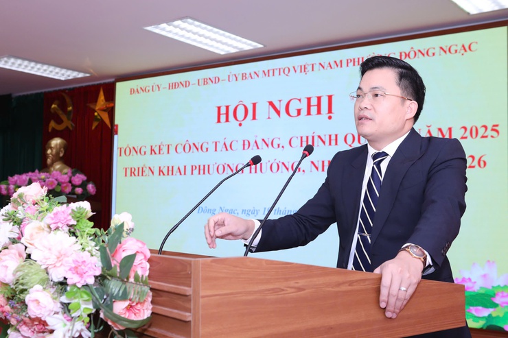 ĐẢNG BỘ, CHÍNH QUYỀN PHƯỜNG ĐÔNG NGẠC: NHIỀU KẾT QUẢ NỔI BẬT TRONG CÔNG TÁC XÂY DỰNG ĐẢNG, CHÍNH QUYỀN NĂM 2025- Ảnh 2.