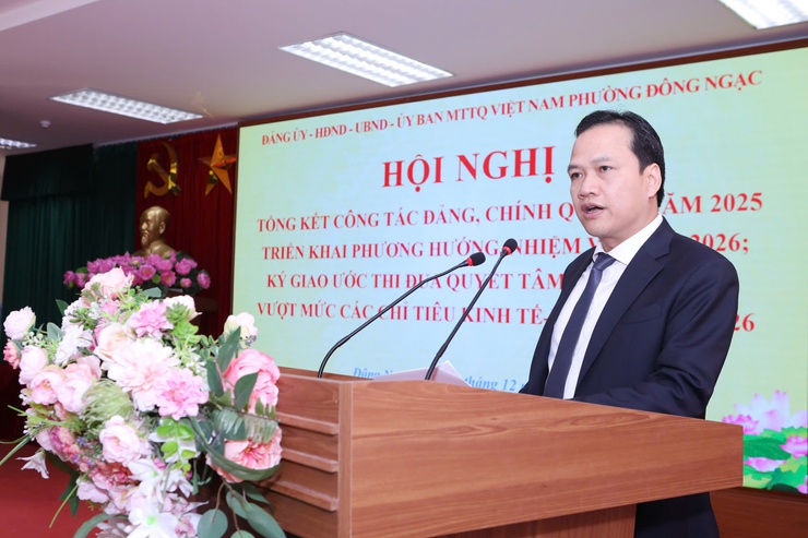 ĐẢNG BỘ, CHÍNH QUYỀN PHƯỜNG ĐÔNG NGẠC: NHIỀU KẾT QUẢ NỔI BẬT TRONG CÔNG TÁC XÂY DỰNG ĐẢNG, CHÍNH QUYỀN NĂM 2025- Ảnh 1.