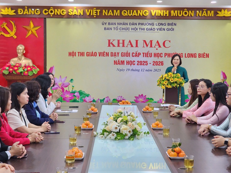 Phường Long Biên tổ chức Hội thi giáo viên giỏi cấp Tiểu học năm học 2025 - 2026- Ảnh 2.