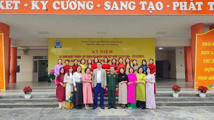 TRƯỜNG TIỂU HỌC CỔ NHUẾ 2A TỔ CHỨC CHƯƠNG TRÌNH GIAO LƯU KỶ NIỆM 81 NĂM NGÀY THÀNH LẬP QUÂN ĐỘI NHÂN DÂN VIỆT NAM (22/12/1944 – 22/12/2025)- Ảnh 9.