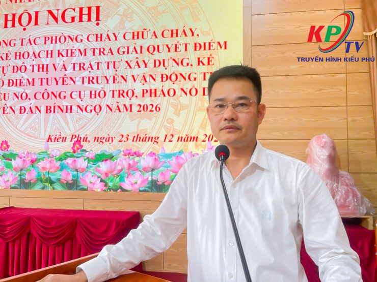 UBND xã Kiều Phú triển khai nhiều nhiệm vụ trọng tâm về an ninh, trật tự và phòng cháy chữa cháy, thu hồi vật liệu nổ, công cụ hỗ trợ và đốt pháo nổ trước trong và sau Tết Nguyên đán 2026- Ảnh 3.