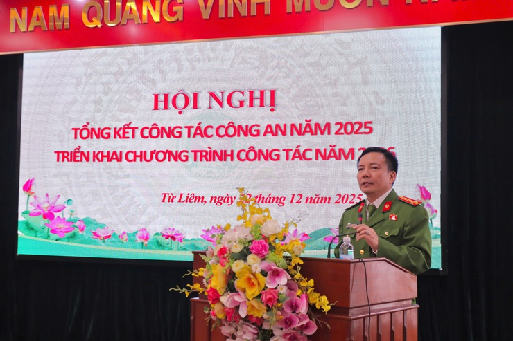 Công an phường Từ Liêm tổng kết công tác năm 2025, triển khai nhiệm vụ năm 2026

- Ảnh 2.