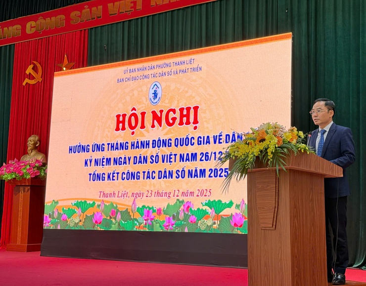 Phường Thanh Liệt: Khen thưởng 5 tập thể, 20 cá nhân có thành tích xuất sắc trong công tác dân số và phát triển năm 2025- Ảnh 6.