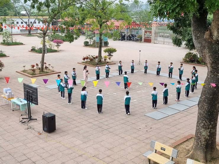 Trường Tiểu học Phượng Dực thi giáo viên dạy giỏi cấp xã- Ảnh 1.