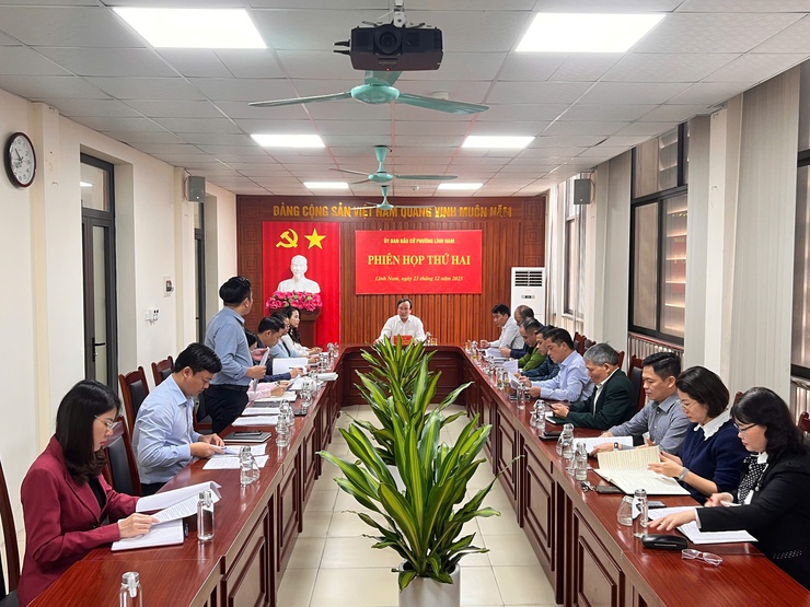 Phường Lĩnh Nam triển khai nhiệm vụ công tác bầu cử- Ảnh 1.