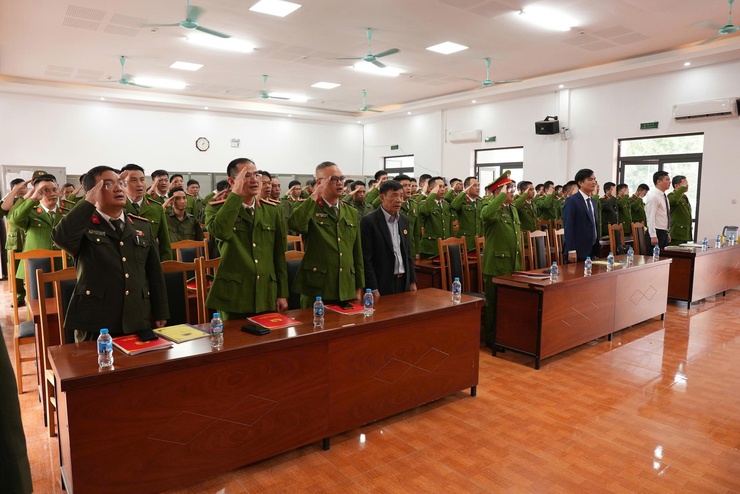 Công an xã Thiên Lộc tổ chức hội nghị tổng kết công tác công an năm 2025, triển khai chương trình công tác công an năm 2026- Ảnh 2.