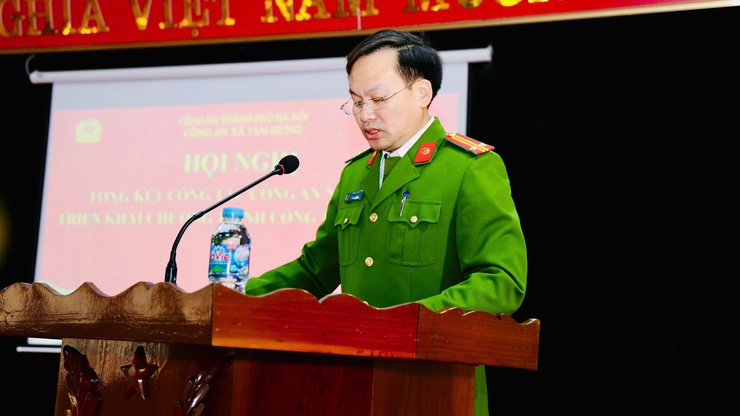 Công an xã Tam Hưng tổng kết công tác năm 2025: Giữ vững an ninh, trật tự, tạo nền tảng cho giai đoạn phát triển mới- Ảnh 4.