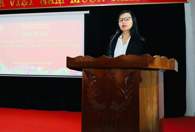 Công an xã Tam Hưng tổng kết công tác năm 2025: Giữ vững an ninh, trật tự, tạo nền tảng cho giai đoạn phát triển mới- Ảnh 7.